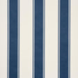 Schumacher Rafe Stripe Indigo Wallpaper