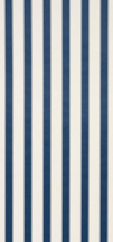 Schumacher Rafe Stripe Indigo Wallpaper