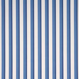 Schumacher Rigsby Stripe Delft Wallpaper