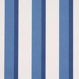 Schumacher Rigsby Stripe Delft Wallpaper