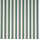 Schumacher Rigsby Stripe Peacock Wallpaper
