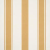 Schumacher Rafe Stripe Marigold Wallpaper
