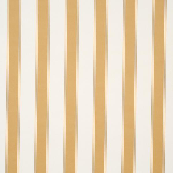 Schumacher Rafe Stripe Marigold Wallpaper