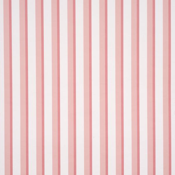 Schumacher Rigsby Stripe Pink Wallpaper