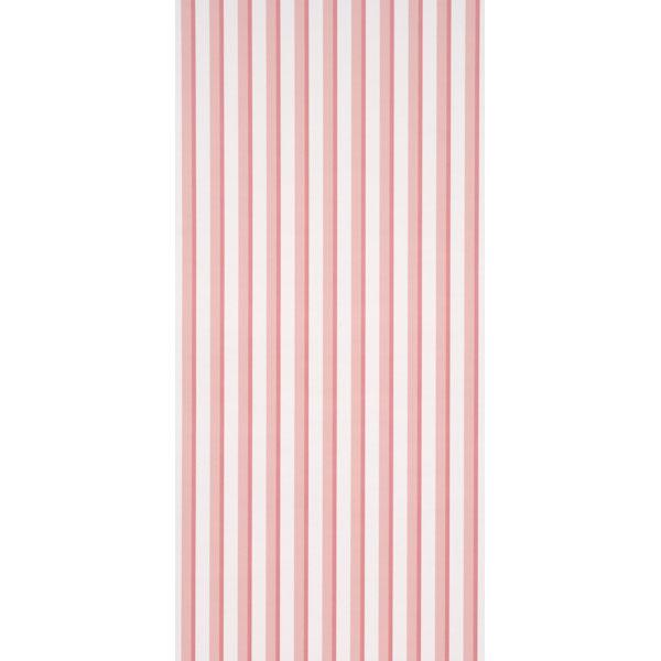 Schumacher Rigsby Stripe Pink Wallpaper