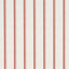 Schumacher Tyla Stripe Terracotta Wallpaper