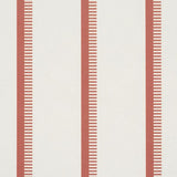 Schumacher Tyla Stripe Terracotta Wallpaper