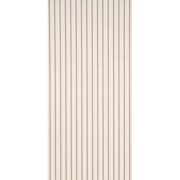 Schumacher Tyla Stripe Dijon Wallpaper