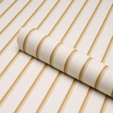 Schumacher Tyla Stripe Dijon Wallpaper