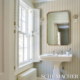 Schumacher Tyla Stripe Dijon Wallpaper