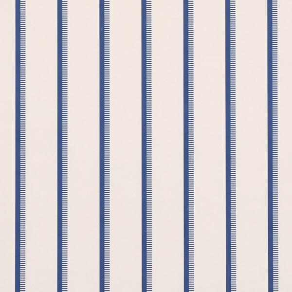 Schumacher Tyla Stripe Indigo Wallpaper