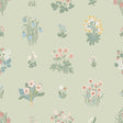Schumacher Ängsflora Sage Wallpaper