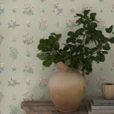Schumacher Ängsflora Sage Wallpaper