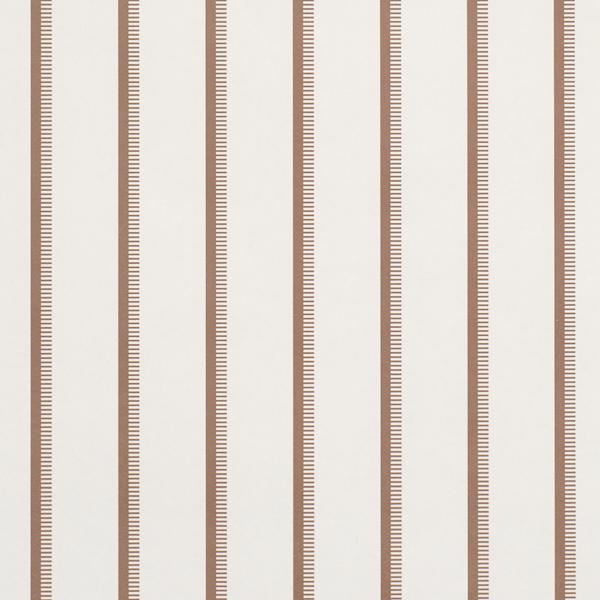 Schumacher Tyla Stripe Umber Wallpaper