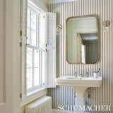 Schumacher Tyla Stripe Umber Wallpaper