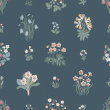 Schumacher Ängsflora Spruce Wallpaper