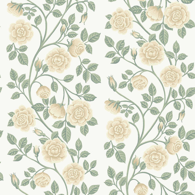 Schumacher Elsa Sage Wallpaper