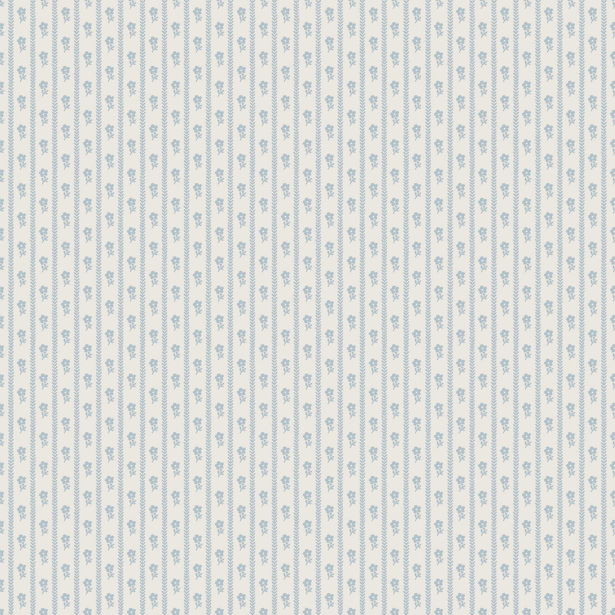 Schumacher Lilla Lyckan Blue Wallpaper