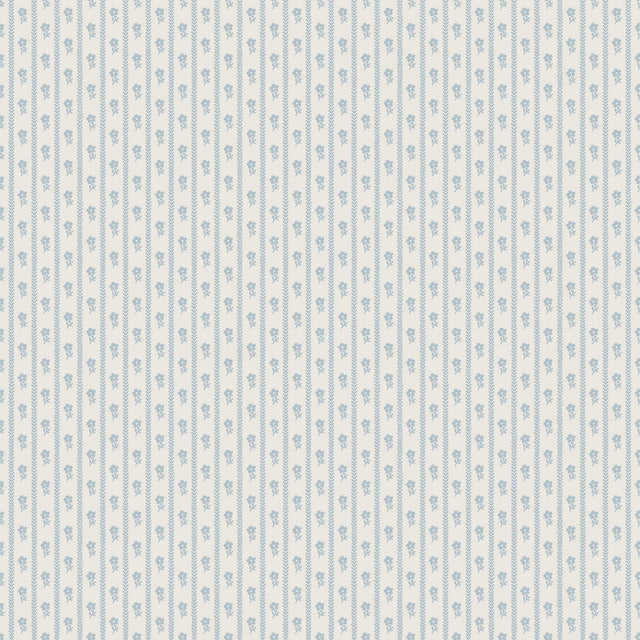Schumacher Lilla Lyckan Blue Wallpaper