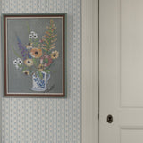 Schumacher Lilla Lyckan Blue Wallpaper