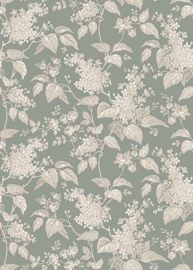 Schumacher Syren Olive Wallpaper