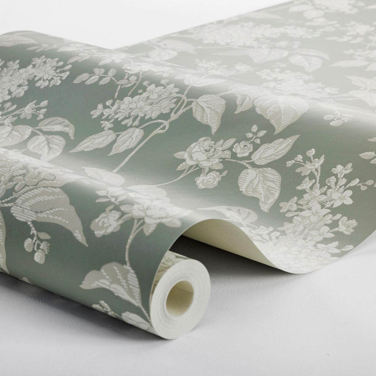 Schumacher Syren Olive Wallpaper