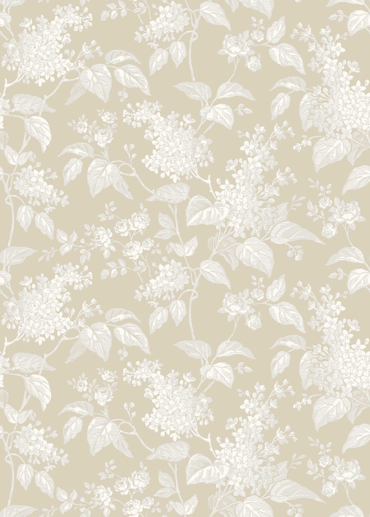 Schumacher Syren Natural Wallpaper