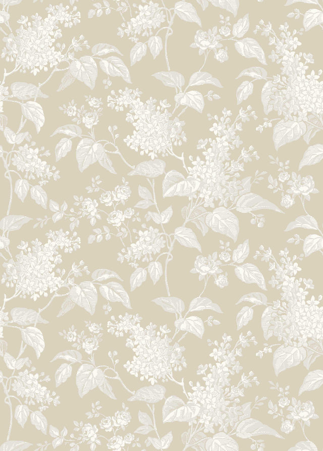 Schumacher Syren Natural Wallpaper
