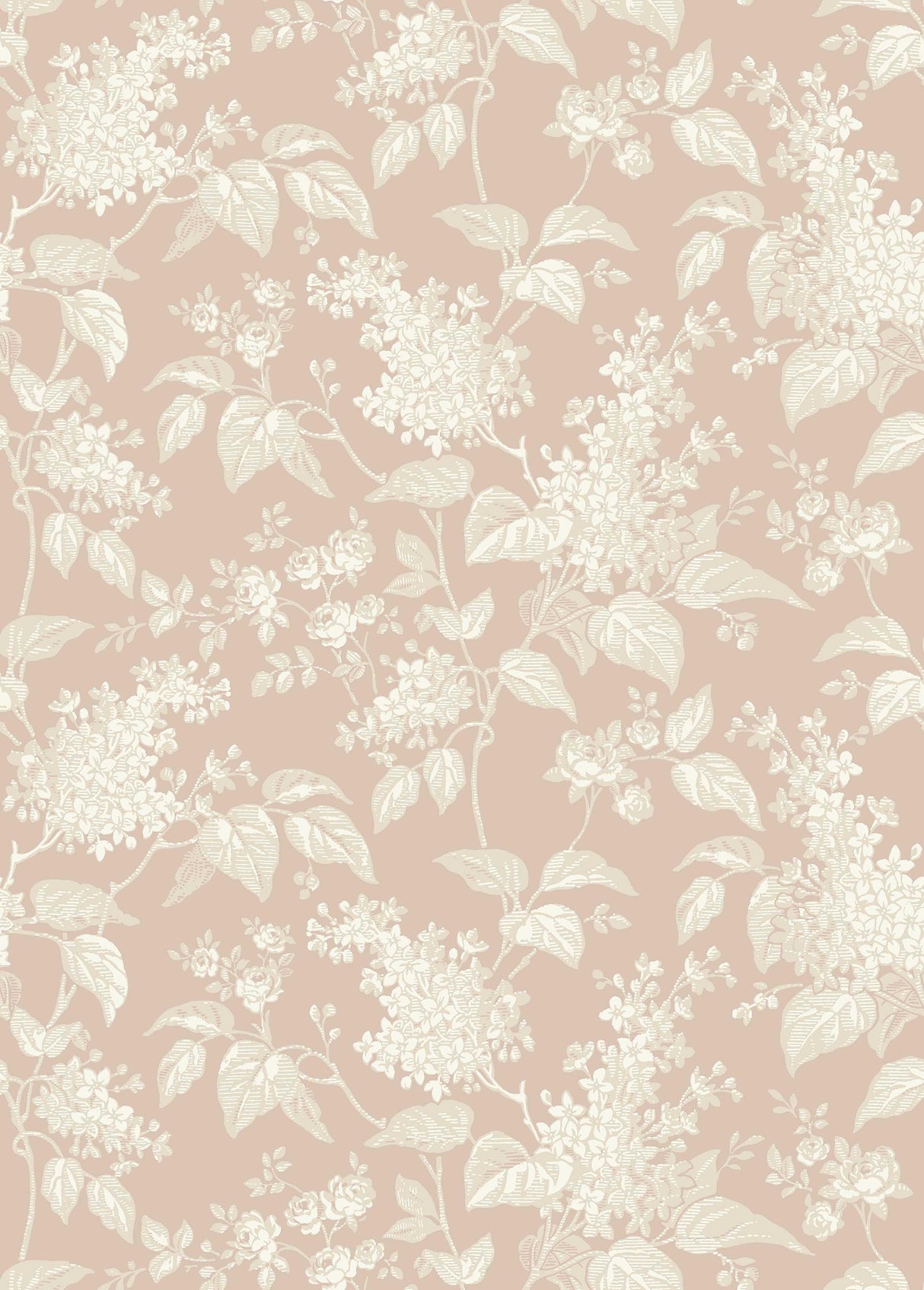 Schumacher Syren Blush Wallpaper