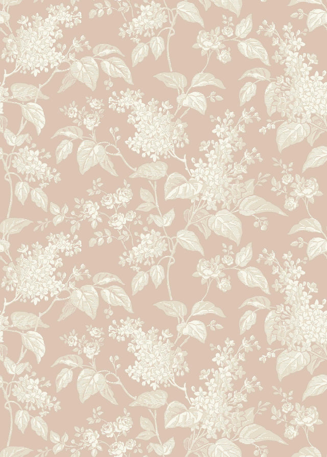 Schumacher Syren Blush Wallpaper