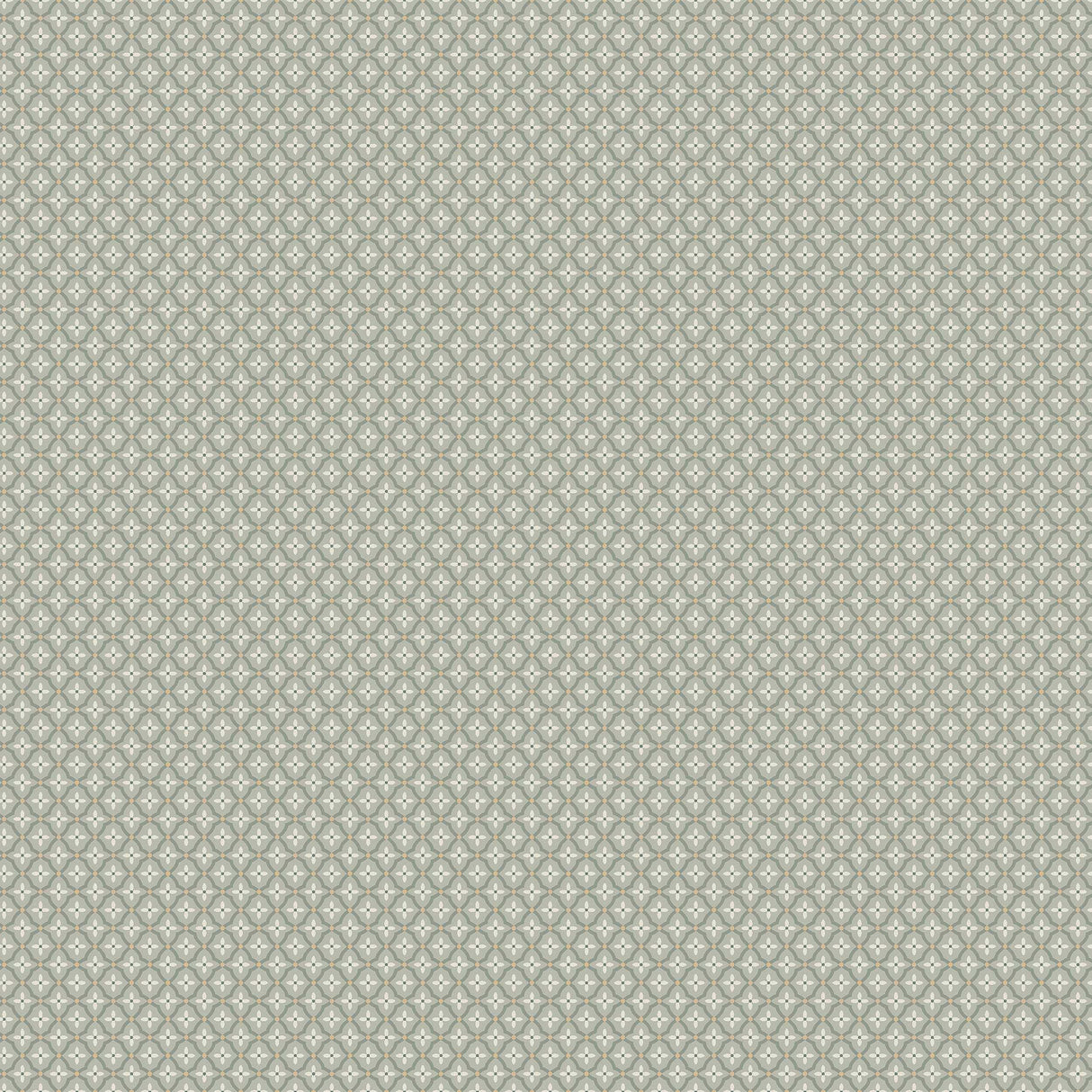 Schumacher Selma Sage And Gold Wallpaper