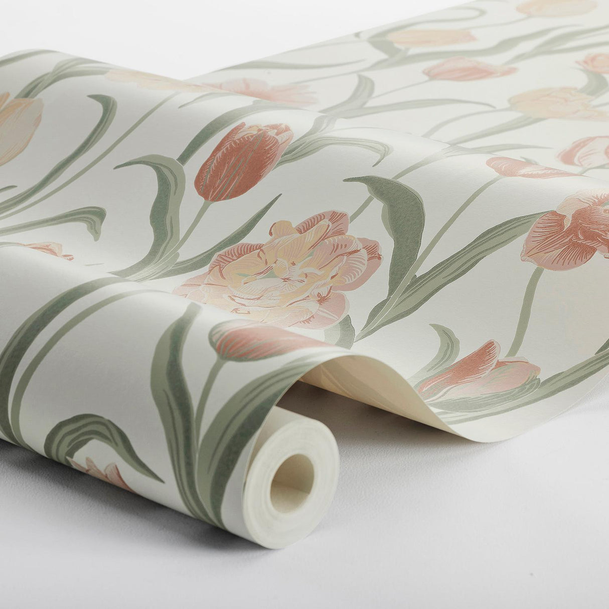 Schumacher La Belle Epoque Rose Wallpaper