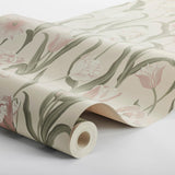 Schumacher La Belle Epoque Blush Wallpaper