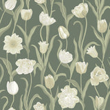 Schumacher La Belle Epoque Jade Wallpaper