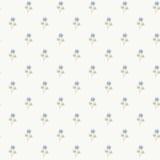 Schumacher Anemone By Boråstapeter Blue Wallpaper