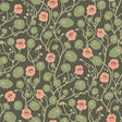 Schumacher Krasse Olive Wallpaper