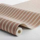 Schumacher Pärlrand Terracotta Wallpaper
