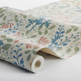 Schumacher Trädgårdsfröjd Natural Wallpaper