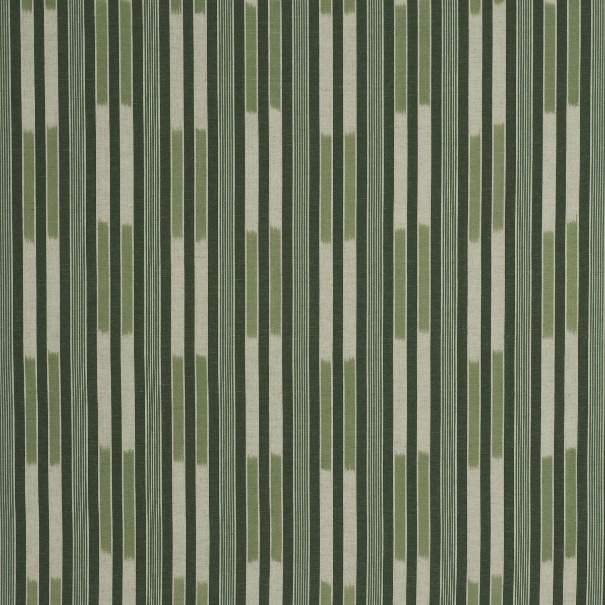 Schumacher Cusco Ikat Green Fabric