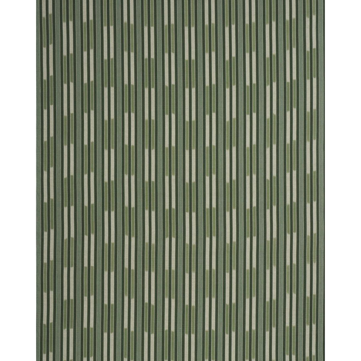 Schumacher Cusco Ikat Green Fabric