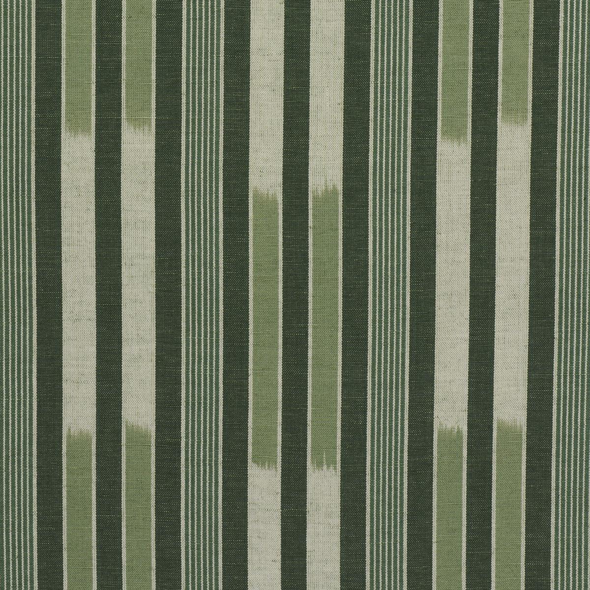 Schumacher Cusco Ikat Green Fabric