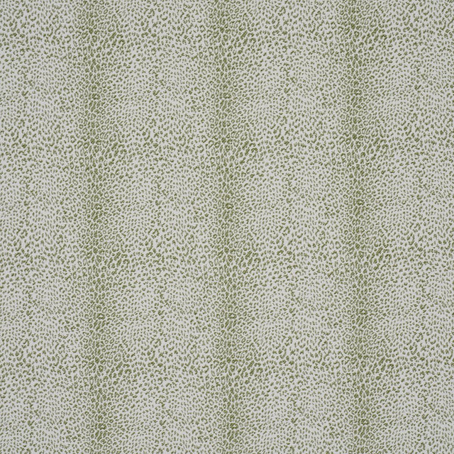 Schumacher Mini Leopard Outdoor Green Fabric