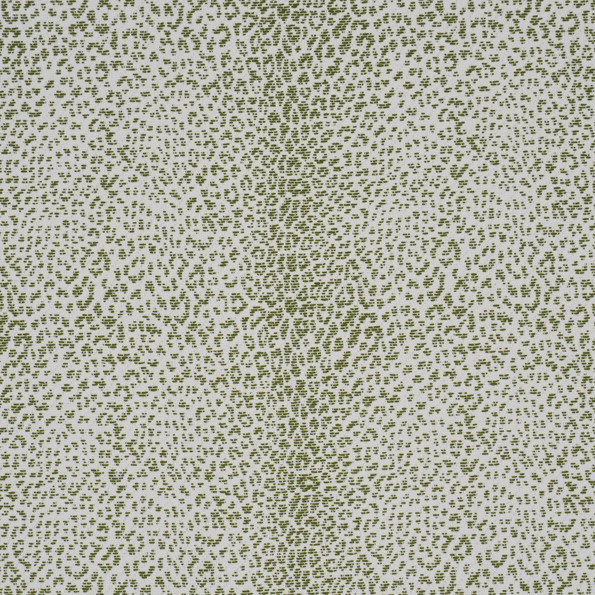 Schumacher Mini Leopard Outdoor Green Fabric