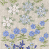 Schumacher Blue Lula Embroidered Tape