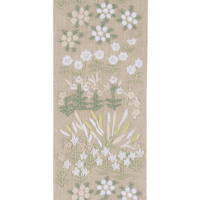 Schumacher Green Lula Embroidered Tape