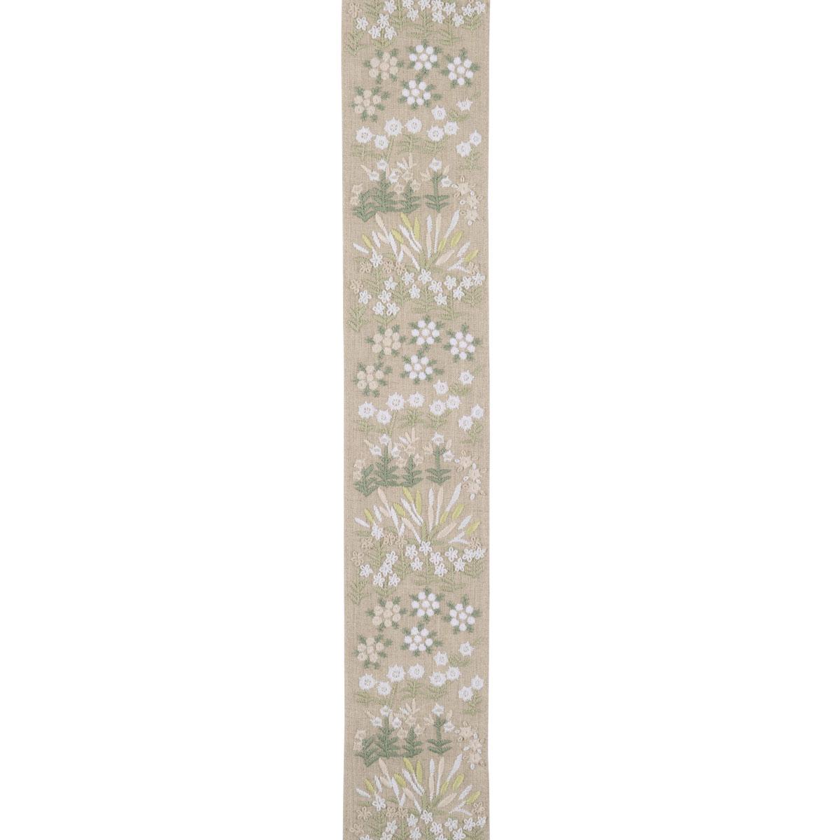 Schumacher Green Lula Embroidered Tape