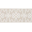 Schumacher Grey On Neutral Knotted Trellis Tape