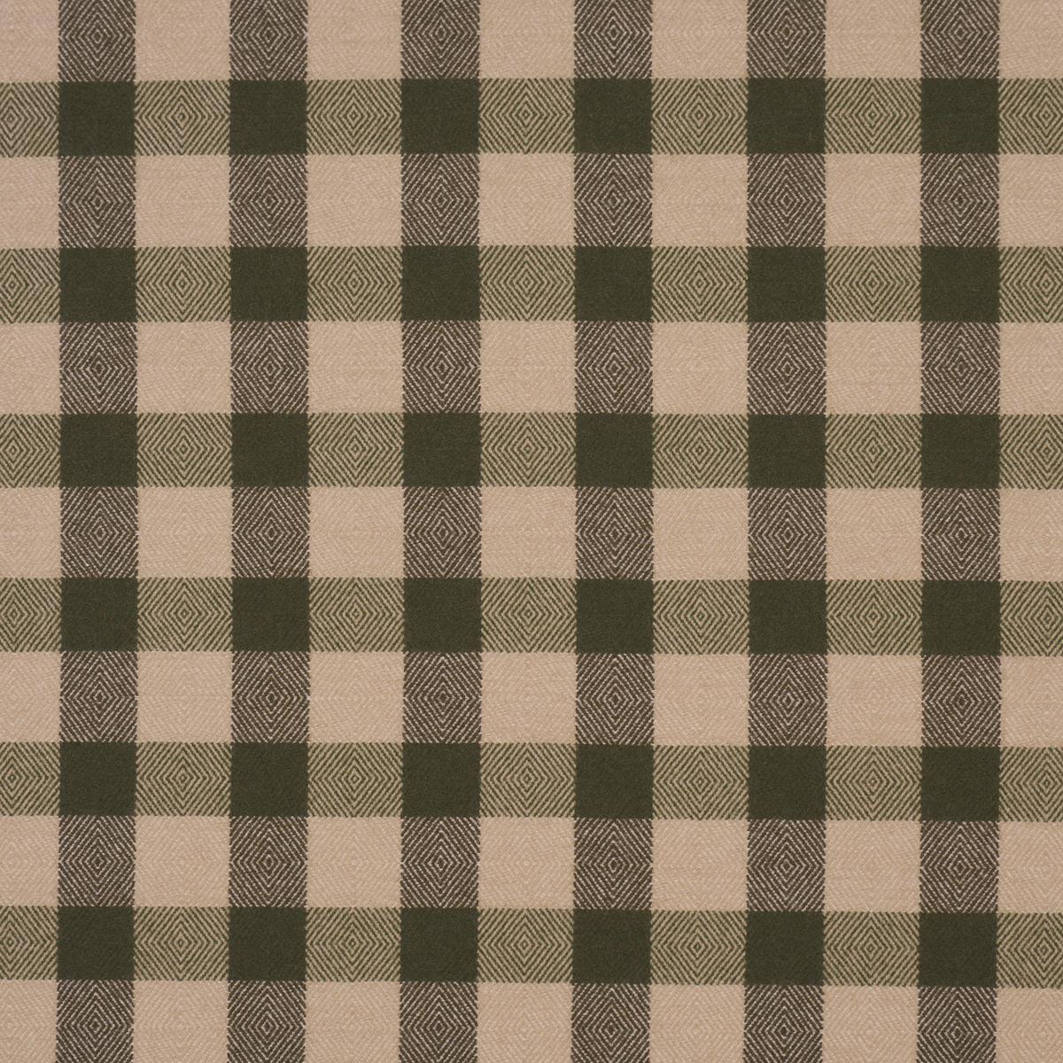 Schumacher Galt Wool Check Hunter Fabric