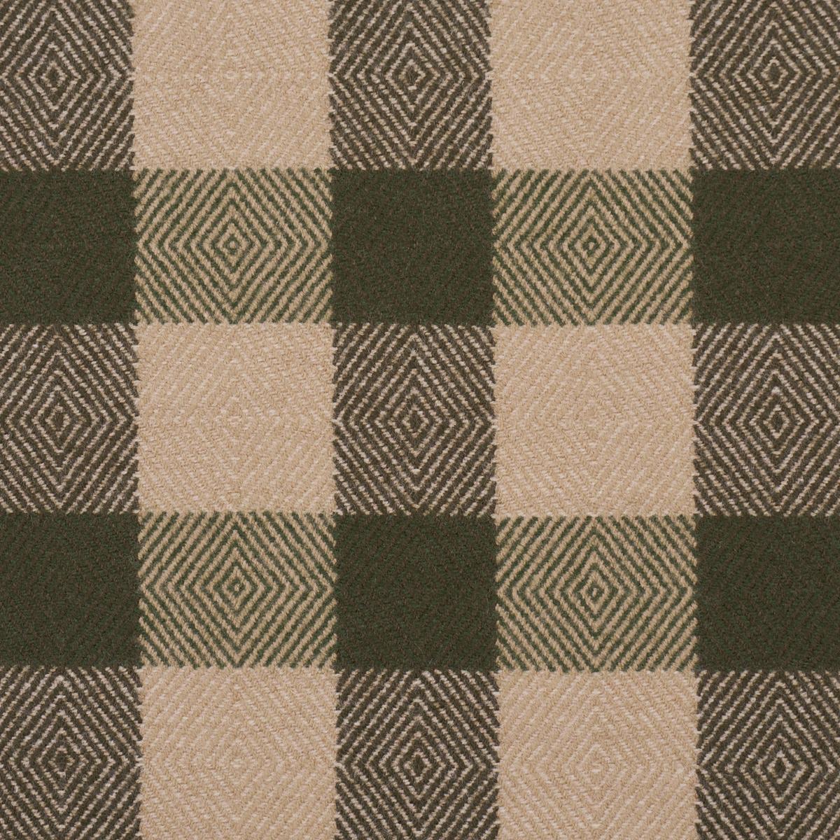 Schumacher Galt Wool Check Hunter Fabric