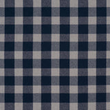 Schumacher Galt Wool Check Indigo Fabric